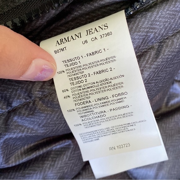 Armani Puffer Jacket - Picture 7 of 7